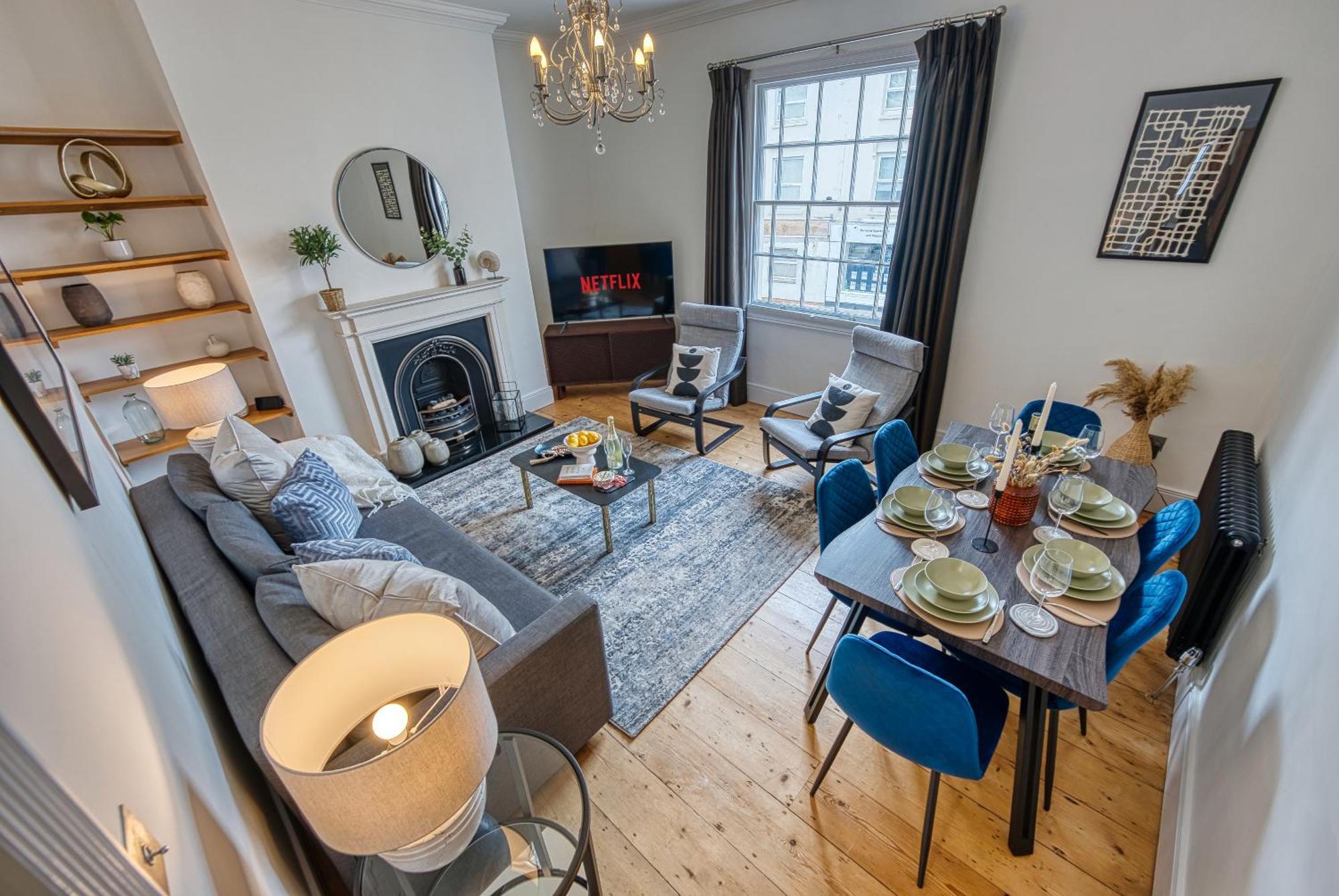 2 Bed Stunning Chic Modern Spacious Apt, Ocean Village, Southampton - Plenty Of Parking - By Blue Puffin Stays Buitenkant foto